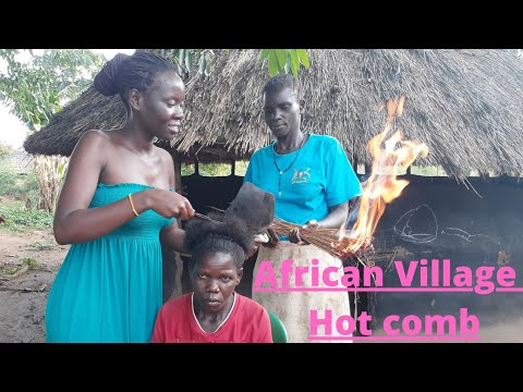 Blow- Drying Hair in my village