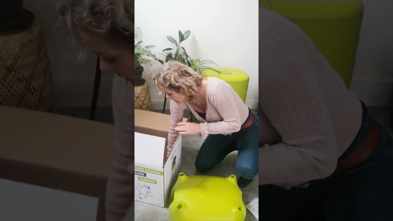 URBALIVE hoge plantenbak met waterreservoir