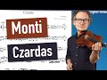 Monti Czardas Violin Sheet Music Piano Accompaniment