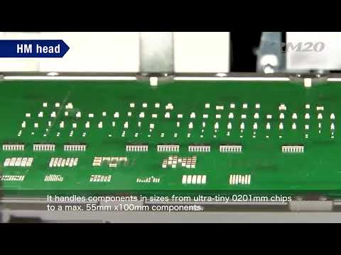 YAMAHA SMT HM mounting head | YAMAHA HM head for versatile component mounting | Fast chip mounting