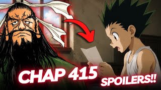 GON PINADALHAN NA NINA KURAPIKA NG SULAT!😨ANG MASAMANG PLANO NI BEYOND!💀| HXH SPOILERS 415 TAGALOG