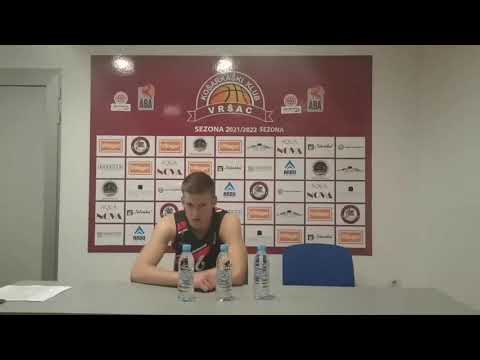Press konferencija KK Vršac KK Sloboda (82:74) 1.kolo AdmiralBet KLS 2021