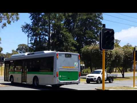 Transperth Mercedes-Benz OC500LE Midi (Volgren CR228L) TP0122 Departs Kwinana Bus Station