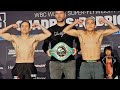 CARLOS CUADRAS VS JESSE "BAM" RODRIGUEZ - FULL WEIGH IN & FACE OFF