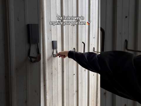 Video: Gator Magnetics Pole Barn Idea For Storing Ladders, Blowers & Cords video thumbnail