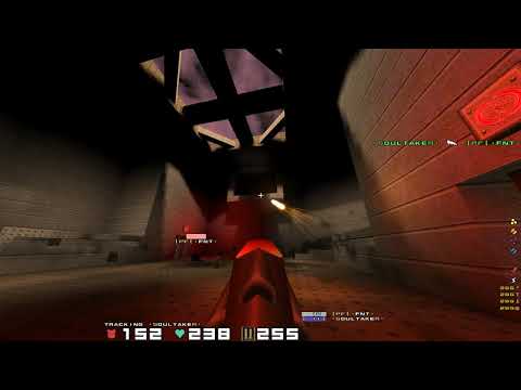 Quake 1/QuakeWorld: Soultaker vs ]PF[.Fantasma Povdmm4 1x1 game 18/02/2018