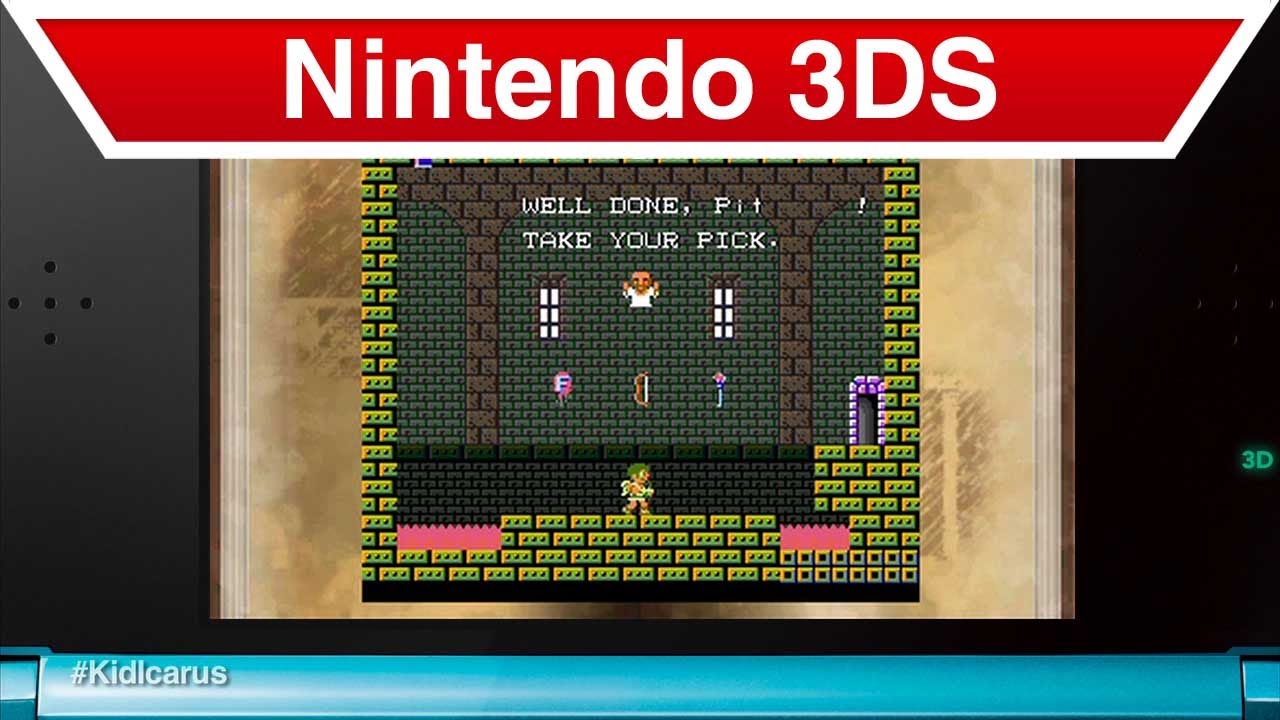 Nintendo 3DS - 3D Classics: Kid Icarus How to Play Video - YouTube