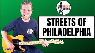 Bruce Springsteen - Streets Of Philadelphia guitar lesson