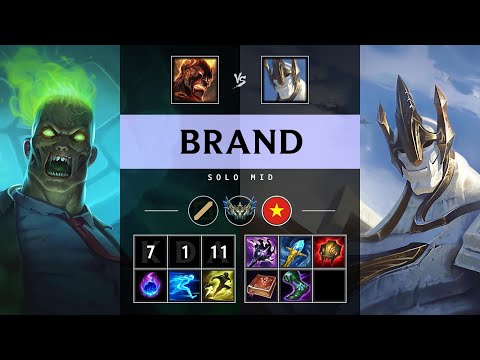 Brand Mid vs Galio - VN Challenger Patch 25.20