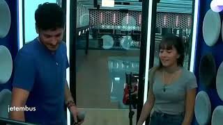 Cepeda y Aitana ensayo en el box No Puedo Vivir sin Ti
