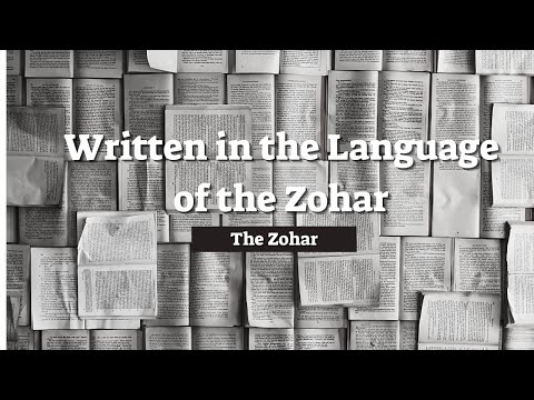 Written in the Language of the Zohar