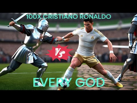 100x Cristiano Ronaldo +4 GIANT vs Every God - Totally Accurate Battle Simulator TABS