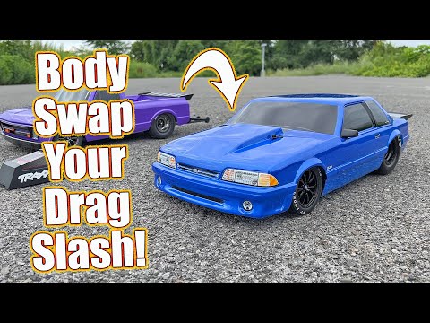 Ford 5.0 Mustang Body For Your Traxxas Drag Slash RC Car!