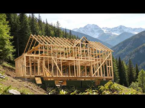 Building a Dream Chalet in the Forest — Timber Frame in 90 Days | Part 1
