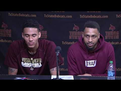 Texas State MBB Post Game Press Conference vs South Alabama - Players