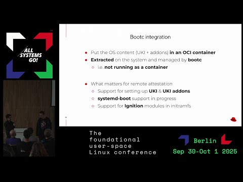 UKI, composefs and remote attestation for Bootable Containers
