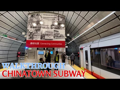 MUNI Central Subway Opening Day - San Francisco Chinatown Rose Pak Central Subway Walkthrough