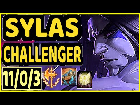 TRIUMPH SYLAS - TINOWNS (SYLAS) vs RENEKTON - 11/0/3 KDA MID CHALLENGER GAMEPLAY - BR