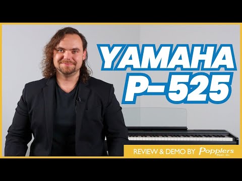 Yamaha P-525 Digital Piano | Full Review & Demo of the Flagship Model of P-Series | Popplers Music
