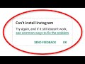 Fix Can't Install Instagram App On Google Playstore Android & Ios | Fix Cannot Install App PlayStore