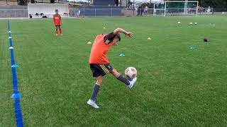 Jonglerie en Futnet (tennis ballon)