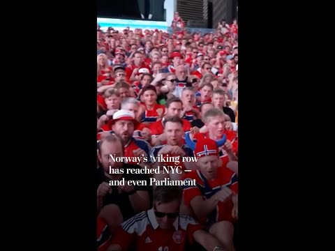 Norway's viking row has reached NYC - and even Parliament