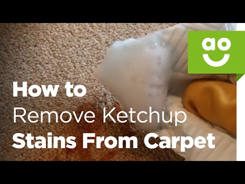 How to remove ketchup stains from a carpet | ao.com