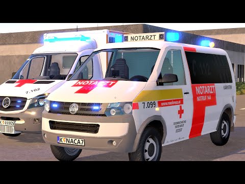 Emergency Call 112 - Austrian Ambulance Responding! 4K