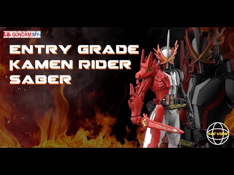 Build and Review of the Entry Grade Kamen Rider Saber