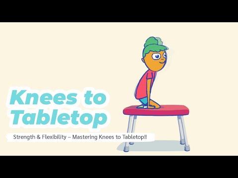 How to Teach Knees to Table Top & Dismount | Primary PE Gymnastics