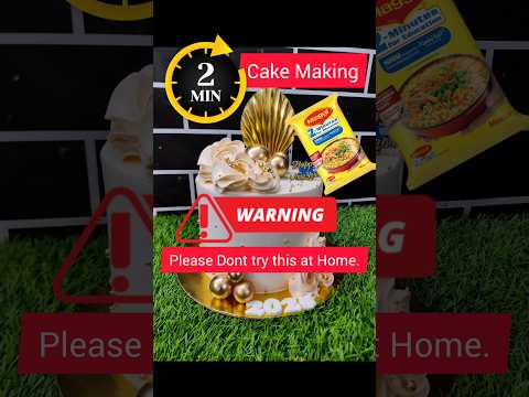 ⏰ 2 Minute Cake Making