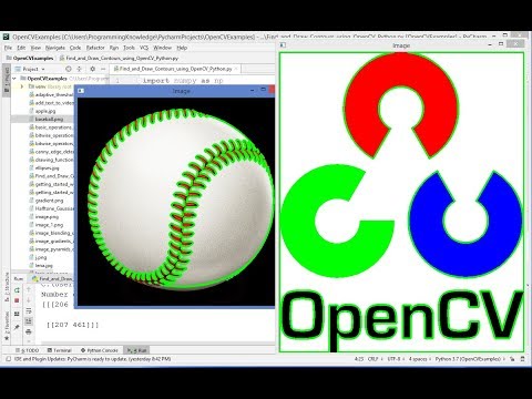 OpenCV Python Tutorial For Beginners 23 - Find and Draw Contours with OpenCV in Python
