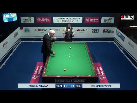 Papini Mario VS Nicolo' Antonio - Campionati Italiani 2018/2019