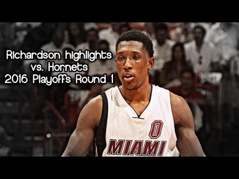Josh Richardson 15 pts & 2 reb vs. Hornets (2016 NBA Playoffs R1G2) - 20.04.2016