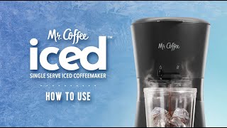 Mr. Coffee Iced™ Coffeemaker - Making Your First Cup of Iced Coffee