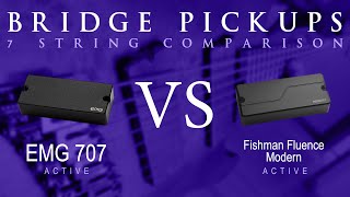 Video thumbnail for EMG 707 vs FISHMAN FLUENCE MODERN (ceramic) - 7 String Active Bridge Pickup Guitar Tone Comparison by Mike Stamper