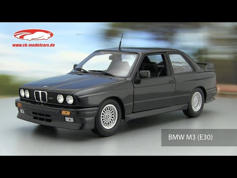 Minichamps 1:18 BMW M3 (E30) year 1987 black metallic Minichamps 1:18 BMW M3 (E30) year 1987 black metallic