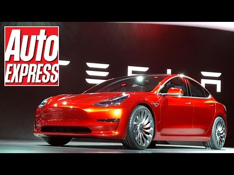 The new Tesla Model 3 is here! Details on electric 3 Series rival