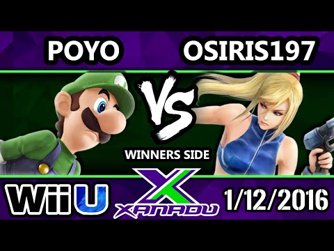 S@X 132 - Poyo (Luigi) Vs. Osiris197 (ZSS) SSB4  Tournament - Smash Wii U - Smash 4