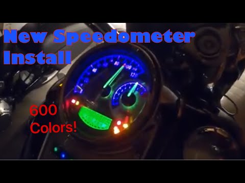 Roadking Speedometer / analog tach Install!