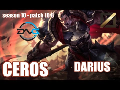 【日本サーバー/Duo ゆたぽん】DFM CEROS ダリウス(Darius) VS カシオペア(Cassiopeia) - Patch10.8 JP Ranked【LoL】