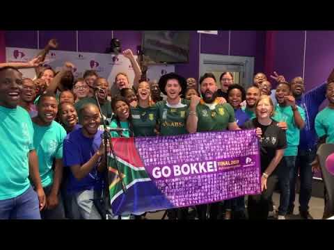 Breakfast with Martin Bester Springbok celebration!