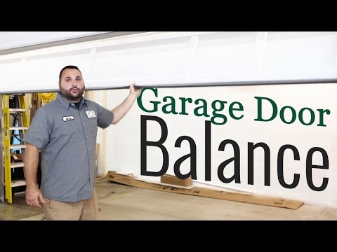 How to Check Garage Door Balance