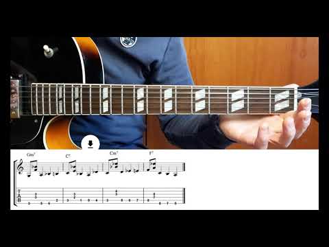 WALKING BASS #2 TUTORIAL SPIEGATO PASSO PASSO CON IL TABULTATO. EPIPHONE 175