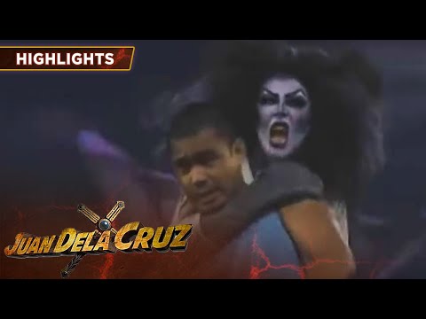 Laura becomes aggressive in attacking people as a manananggal Juan Dela Cruz