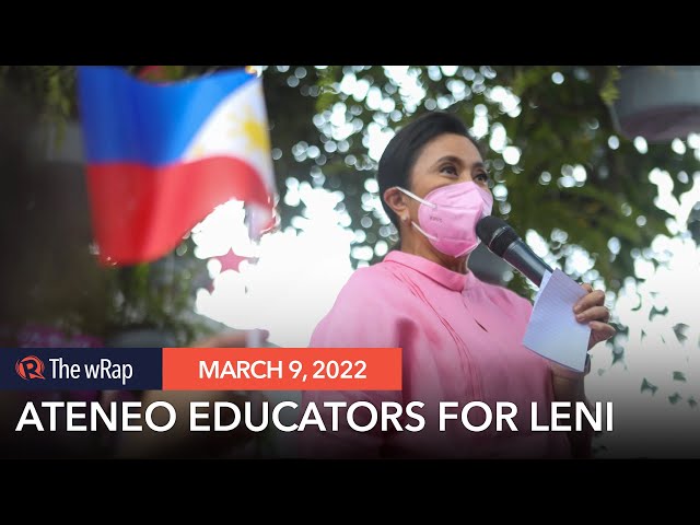 ‘Stakes are simply too high’: Ateneo educators, law students and alumni back Leni-Kiko