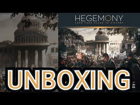 Hegemony: Lead Your Class To Victory  - Unboxing [KICKSTARTER]