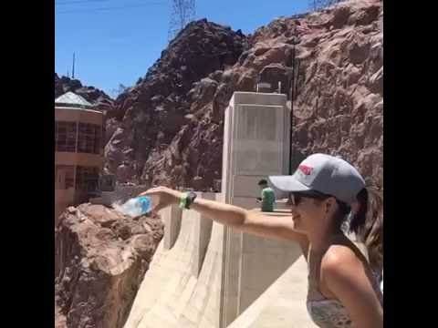 The Updraft Coming Off The Hoover Dam Is So Strong It Makes Water Defy Gravity