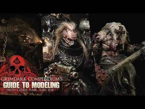 3 Materials You Should Try Now For Grimdark Miniatures | Guide to Modeling with Cloth, Hair and Fur