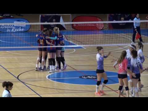 1-4-2017 CVB Barça v  Alcobendas 0-3